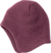 Mütze aus Wolle, lila, Gr. 54/55, 1 St