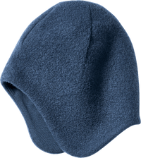 Mütze mit Bio-Wolle, blau, Gr. 52/53, 1 St