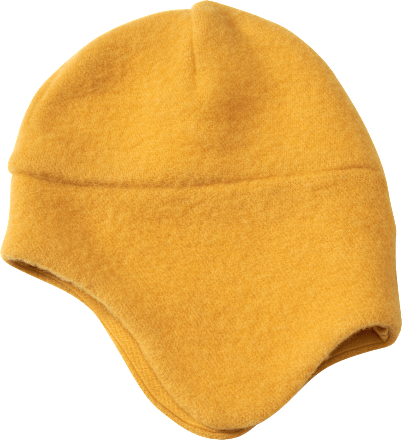 Mütze mit Bio-Wolle, gelb, Gr. 46/47, 1 St ALANA