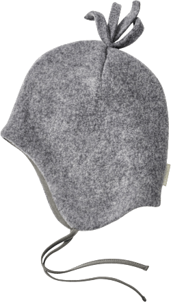 Mütze mit Bio-Wolle, grau, Gr. 48/49, 1 St