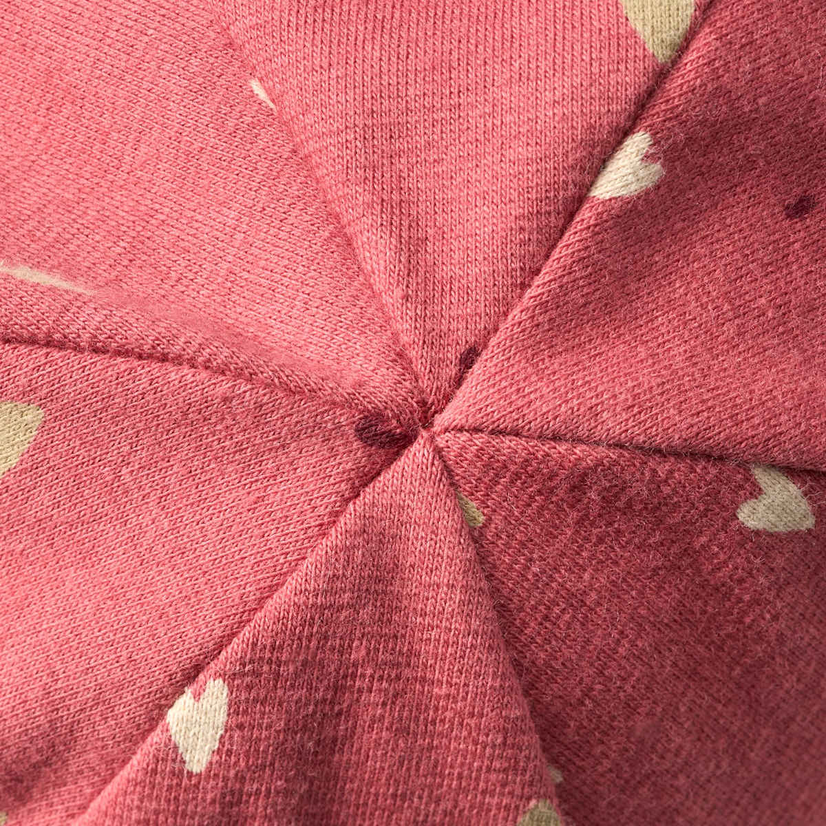 ALANA Mütze mit Herz-Muster & Futter, rosa, Gr. 50/51, 1 St