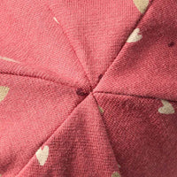 Mütze mit Herz-Muster & Futter, rosa, Gr. 54/55, 1 St