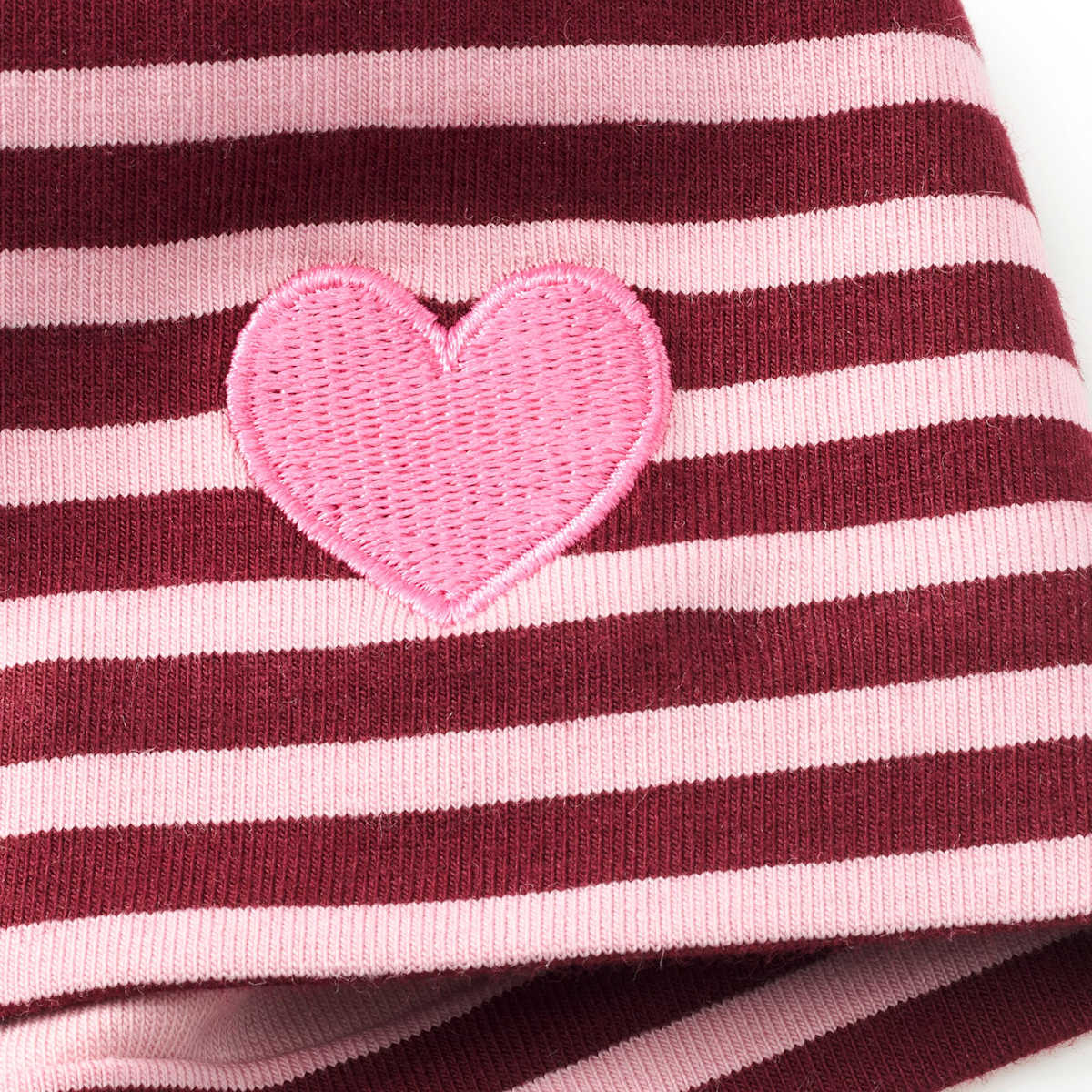 ALANA Mütze mit Herz-Stickerei, rot & rosa, Gr. 50/51, 1 St