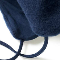 Wollen muts met oren, blauw, maat 48/49, 1 stuk
