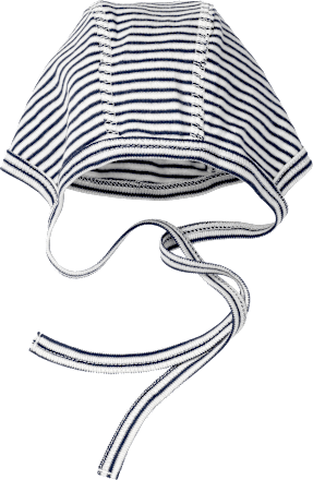 Mütze mit Ringeln, weiß & blau, Gr. 38/39, 1 St ALANA