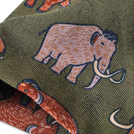 Mütze mit Tier-Muster, grün, Gr. 52/53, 1 St