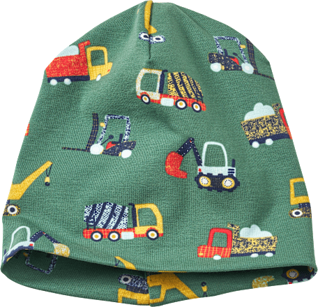Mütze Pro Climate mit Bagger-Muster, grün, Gr. 52/53, 1 St