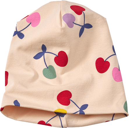 Mütze Pro Climate mit Kirsch-Muster, beige, Gr. 50/51, 1 St
