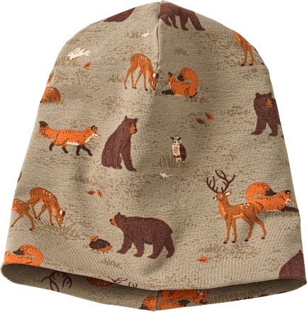 Pro Climate hoed met bosdierenpatroon, bruin &amp; groen, maat 52/53, 1 stuk