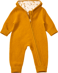 Overall aus Merinowolle mit Mitwachsfunktion & Fuchs-Muster, braun, Gr. 62/68, 1 St