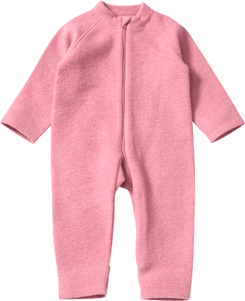 Overall aus Merinowolle & Mitwachsfunktion, rosa, Gr. 74/80, 1 St