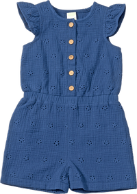 ALANA Overall aus Musselin mit Lochstickerei, blau, Gr. 92, 1 St