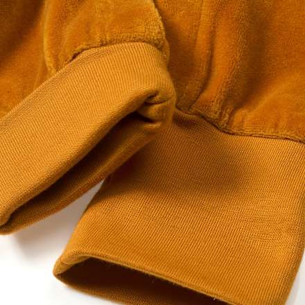 Overall aus Velours mit Mitwachsfunktion & Fuchs-Motiv, braun, Gr. 74, 1 St