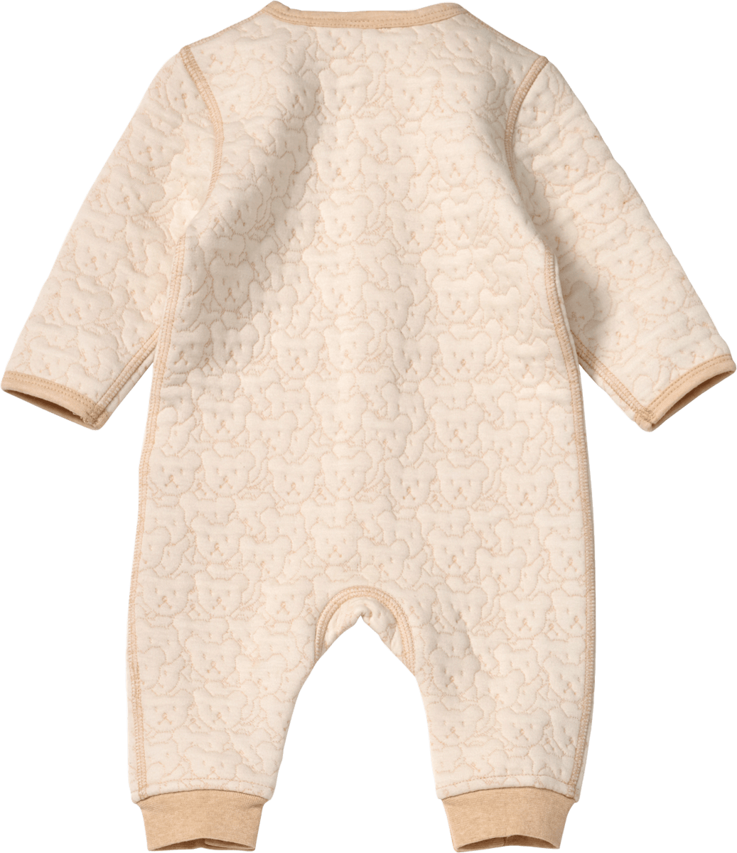 ALANA Overall mit Teddy-Muster, beige, Gr. 68, 1 St