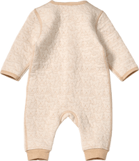 ALANA Overall mit Teddy-Muster, beige, Gr. 68, 1 St