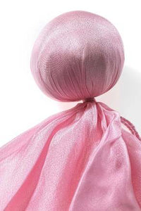 Püppchen aus Seide und Baumwolle, rosa, ca. 28 x 28 cm, 1 St