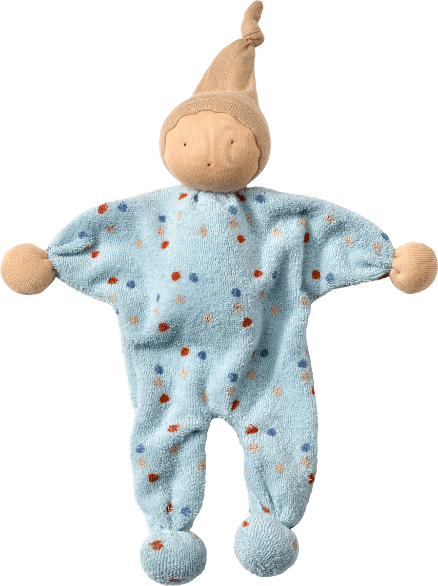 ALANA Püppchen mit Punkte-Muster, blau, 1 St