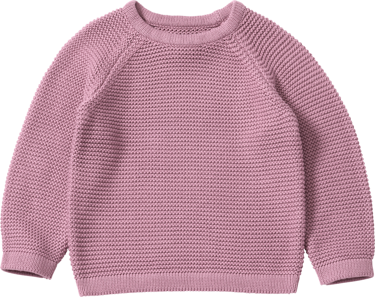 ALANA Pullover aus Strick mit Raglan-Ärmeln, lila, Gr. 104, 1 St