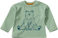 Pullover mit Waffel-Struktur & Bären-Motiv, grün, Gr. 86, 1 St ALANA