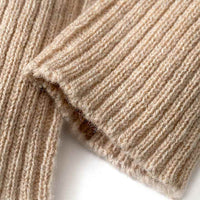 Pulswärmer aus Bio-Wolle, beige, 1 St