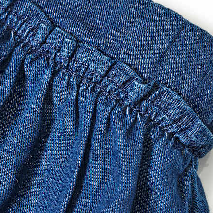 Rock aus Jeans-Stoff & mit Rüschen, blau, Gr. 122, 1 St ALANA