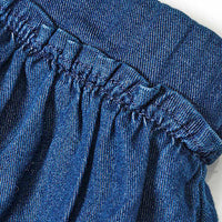 Rock aus Jeans-Stoff & mit Rüschen, blau, Gr. 122, 1 St ALANA