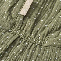 Schirmmütze aus Musselin mit Nackenschutz, grün, Gr. 52/53, 1 St