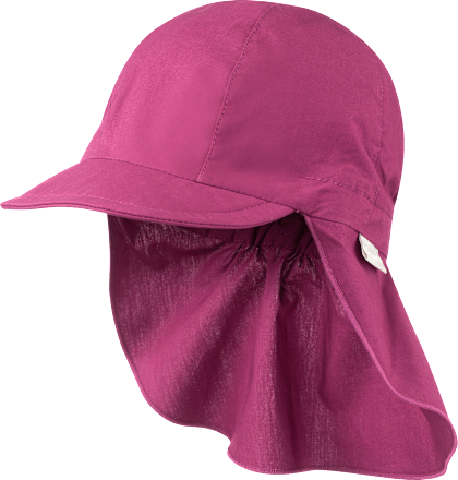 Schirmmütze mit Nackenschutz, lila, Gr. 54/55, 1 St