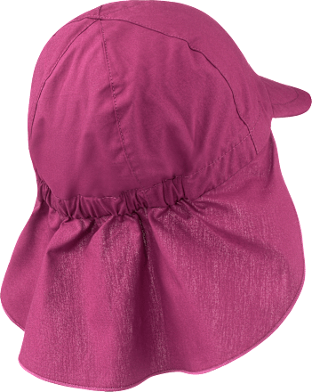 Schirmmütze mit Nackenschutz, lila, Gr. 54/55, 1 St
