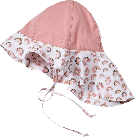 Schirmmütze mit Nackenschutz, rosa, Gr. 46/47, 1 St ALANA