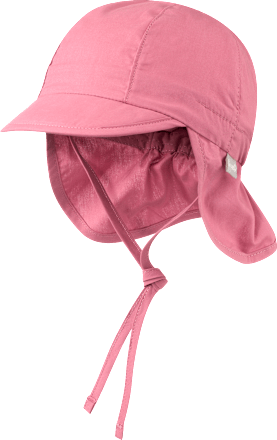 Schirmmütze mit Nackenschutz, rosa, Gr. 48/49, 1 St