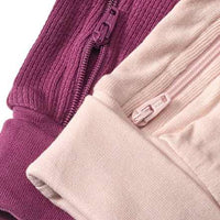 Schlafanzüge mit Herz-Motiv, pink + lila, Gr. 74/80, 2 St