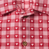 ALANA Schlafanzug aus Flanell mit Karo-Muster, rot, Gr. 110/116, 1 St