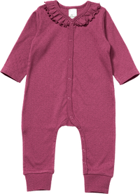 Schlafanzug mit Ajour-Struktur, lila, Gr. 74/80, 1 St
