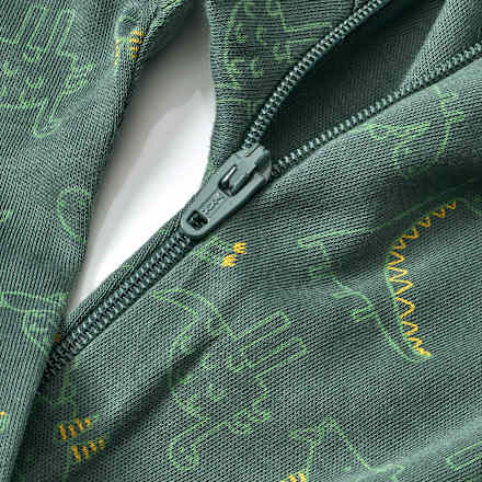 Schlafanzug mit Dino-Muster, grün, Gr. 86/92, 1 St