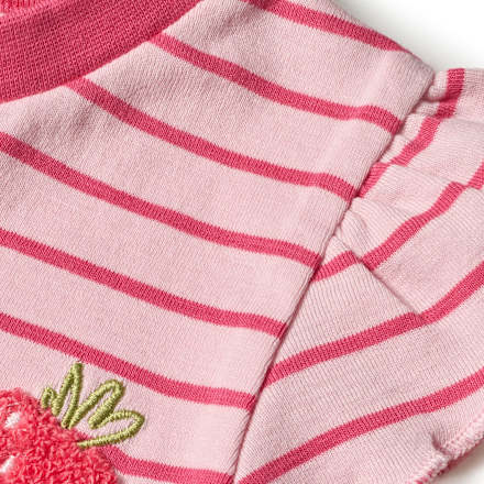 Schlafanzug mit Erdbeer-Muster, rosa, Gr. 110/116, 1 St