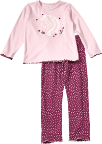 ALANA Schlafanzug mit Glow-in-the-Dark Pferde-Motiv, lila, Gr. 122/128, 1 St