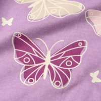 ALANA Schlafanzug mit Glow-in-the-Dark Schmetterlings-Motiv, lila, Gr. 92, 1 St