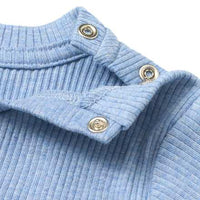 Schlafanzug mit Mitwachsfunktion, blau, Gr. 74/80, 1 St