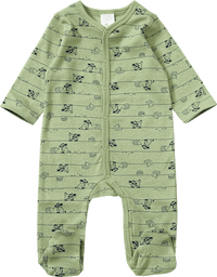 Schlafanzug mit Waldtier-Muster, grün, Gr. 42/44, 1 St