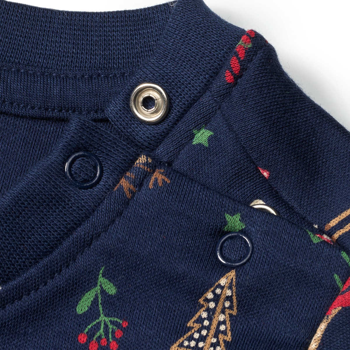 ALANA Schlafanzug mit Weihnachts-Muster, blau, Gr. 74/80, 1 St