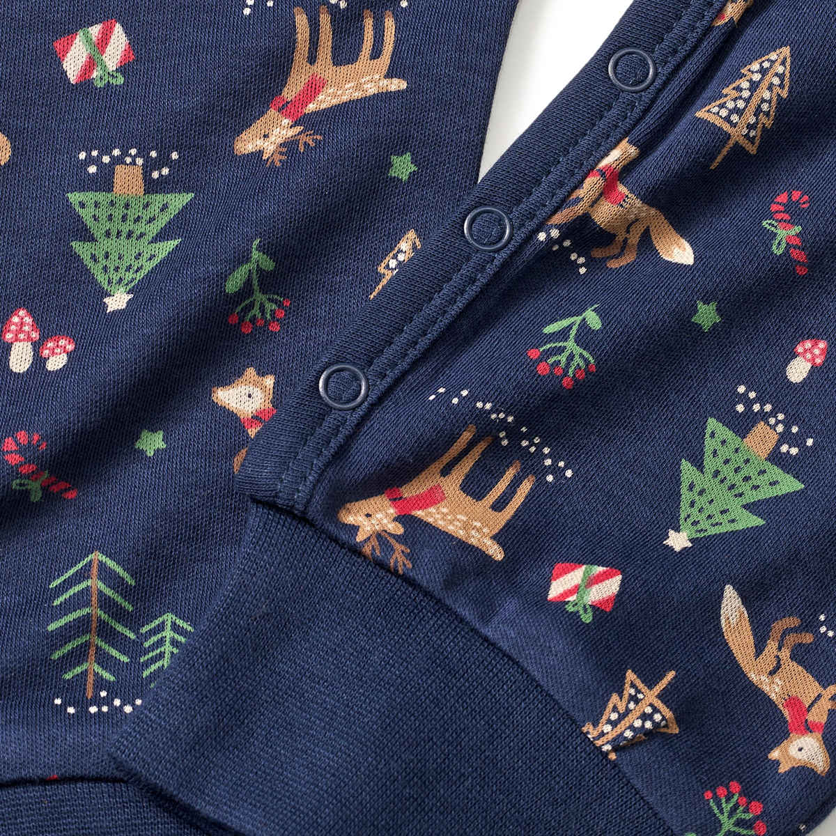 ALANA Schlafanzug mit Weihnachts-Muster, blau, Gr. 86/92, 1 St