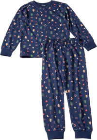 ALANA Schlafanzug mit Weihnachts-Muster, blau, Gr. 92, 1 St