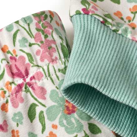 Schlafanzug Pro Climate mit Blumen-Muster, weiß, Gr. 98, 1 St ALANA