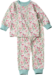 Schlafanzug Pro Climate mit Blumen-Muster, weiß, Gr. 98, 1 St ALANA