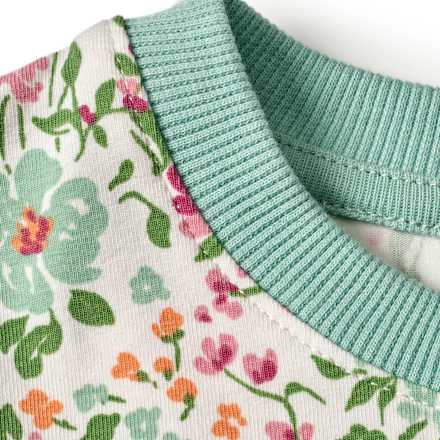 Schlafanzug Pro Climate mit Blumen-Muster, weiß, Gr. 98, 1 St ALANA