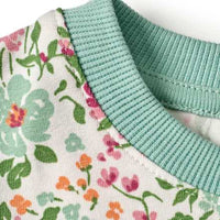 Schlafanzug Pro Climate mit Blumen-Muster, weiß, Gr. 98, 1 St ALANA