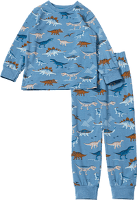 Schlafanzug Pro Climate mit Dino-Muster, blau, Gr. 92, 1 St