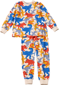 Schlafanzug Pro Climate mit Dino-Muster, bunt, Gr. 110/116, 1 St