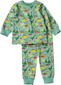 Schlafanzug Pro Climate mit Dino-Muster, grün, Gr. 104, 1 St ALANA